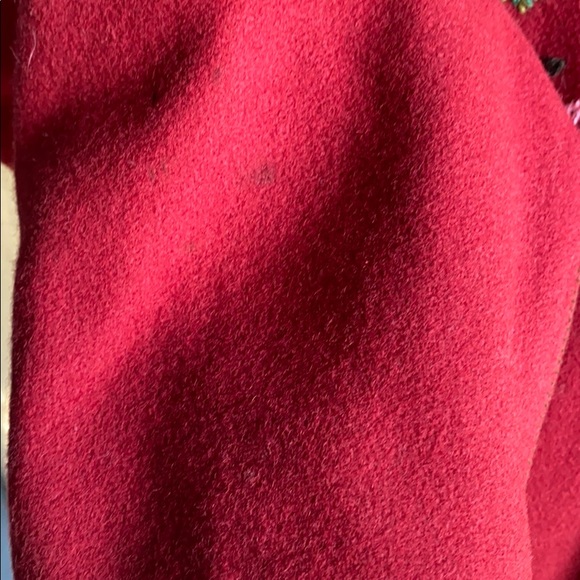 Vintage embroidered wool kimono jacket - Picture 8 of 8